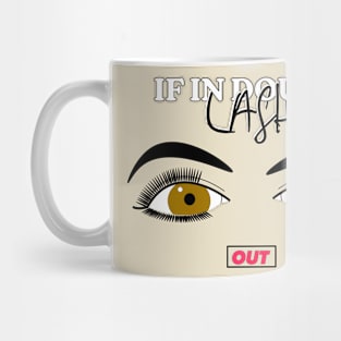 Brown eyes lash out in style Mug